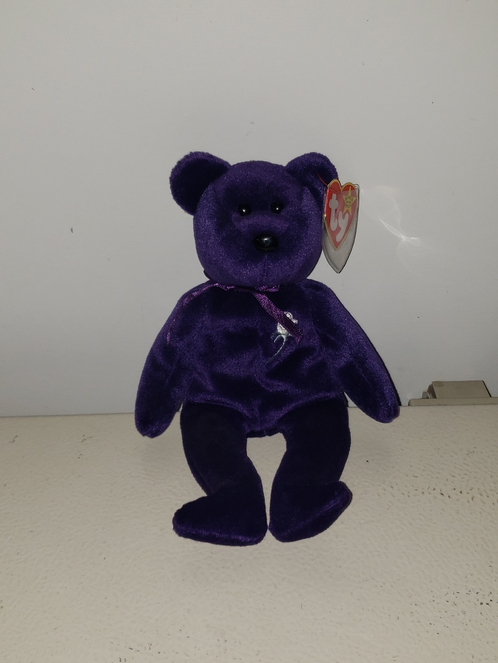 Ty Princess Diana Beanie Babies Purple Plush Bear - Classic Collectible